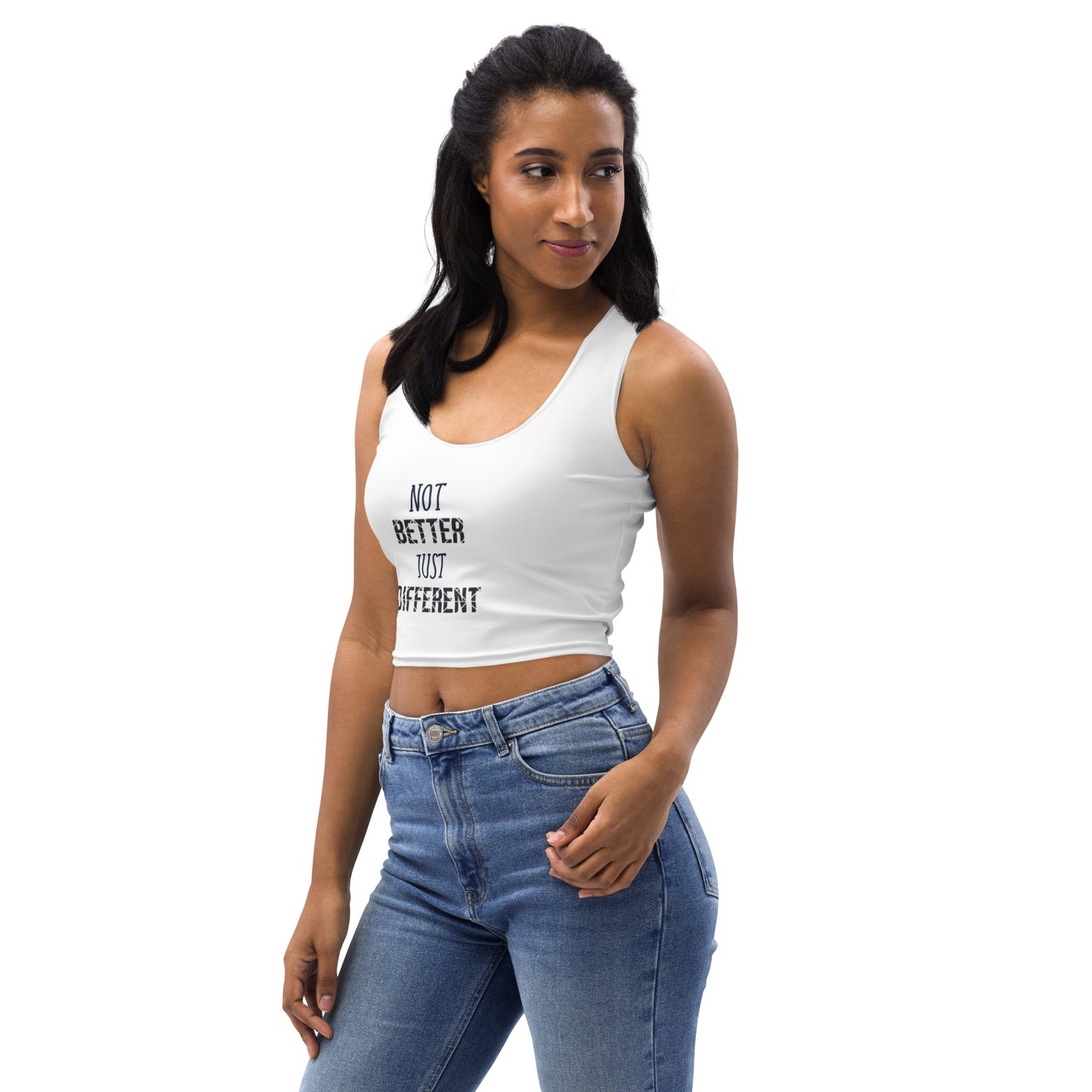 Crop-top Coupé et Cousu par Sublimation Not better just different