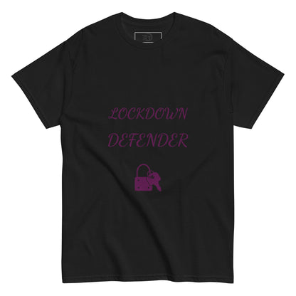 Lockdown defender men's classic t-shirt