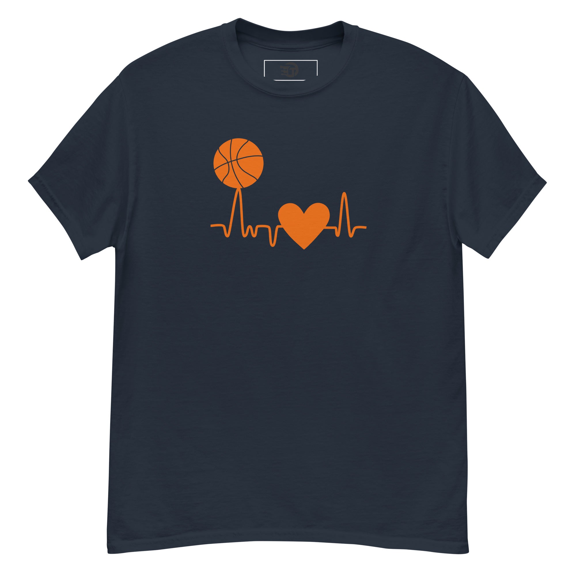 T-shirt classique homme Basketball Heartbeat