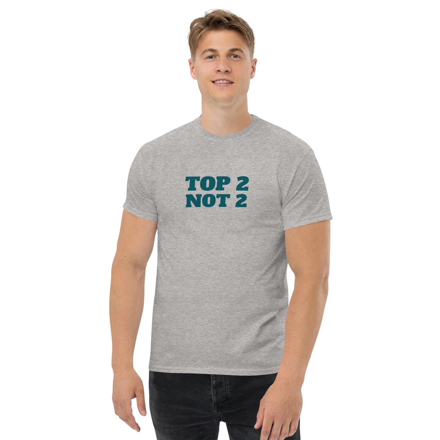 T-shirt classique homme "TOP 2 NOT2"