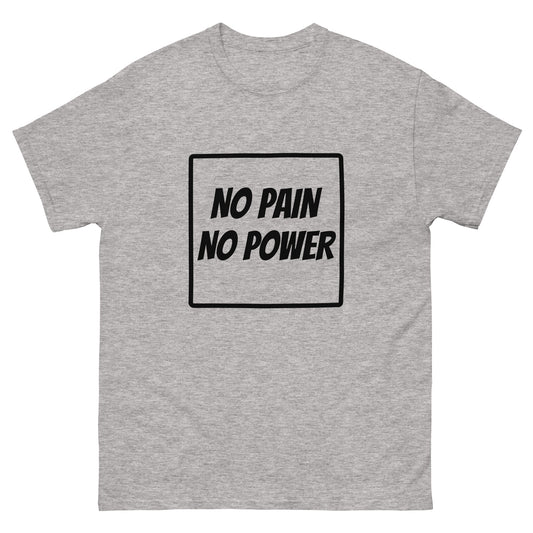 T-shirt classique homme No pain No power