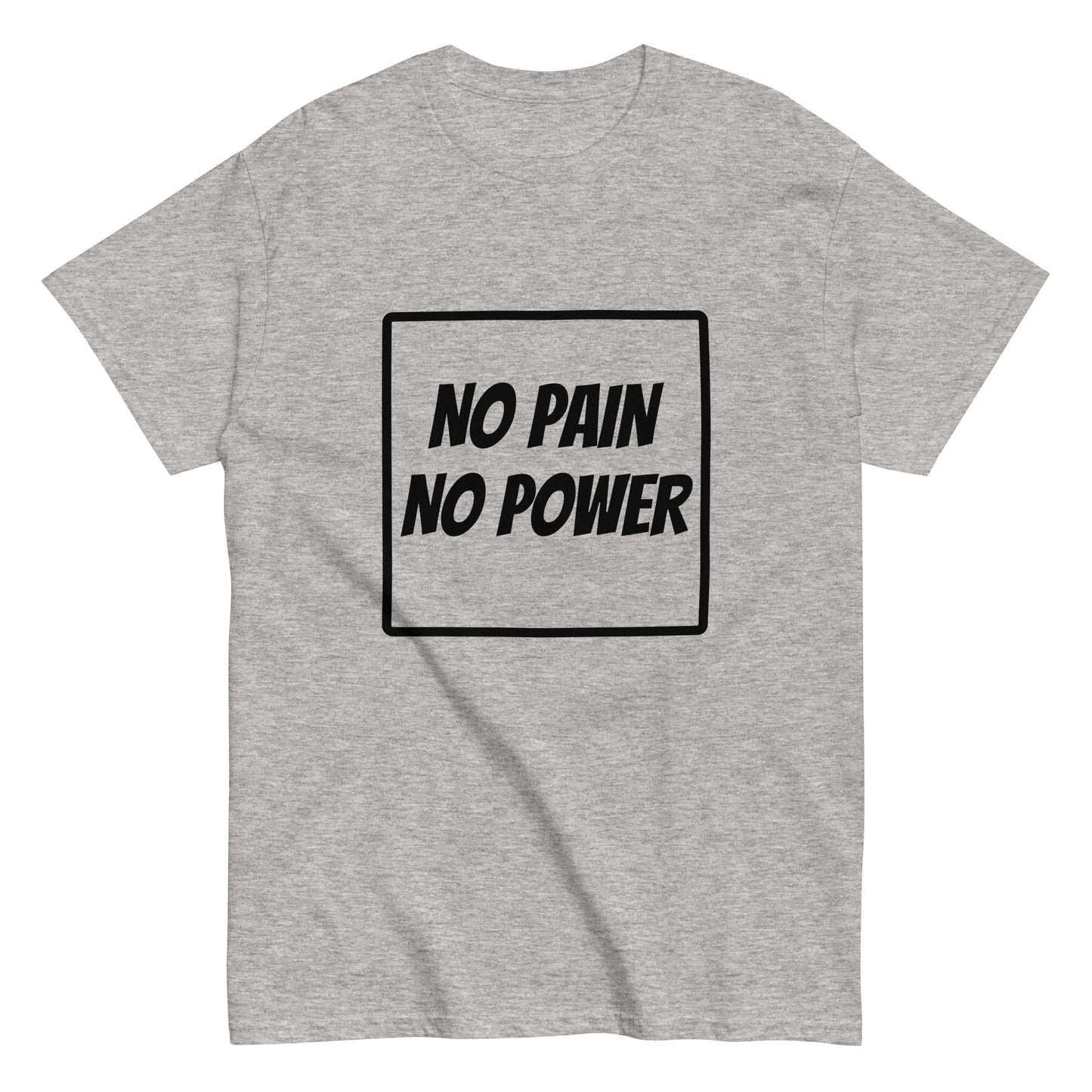 T-shirt classique homme No pain No power