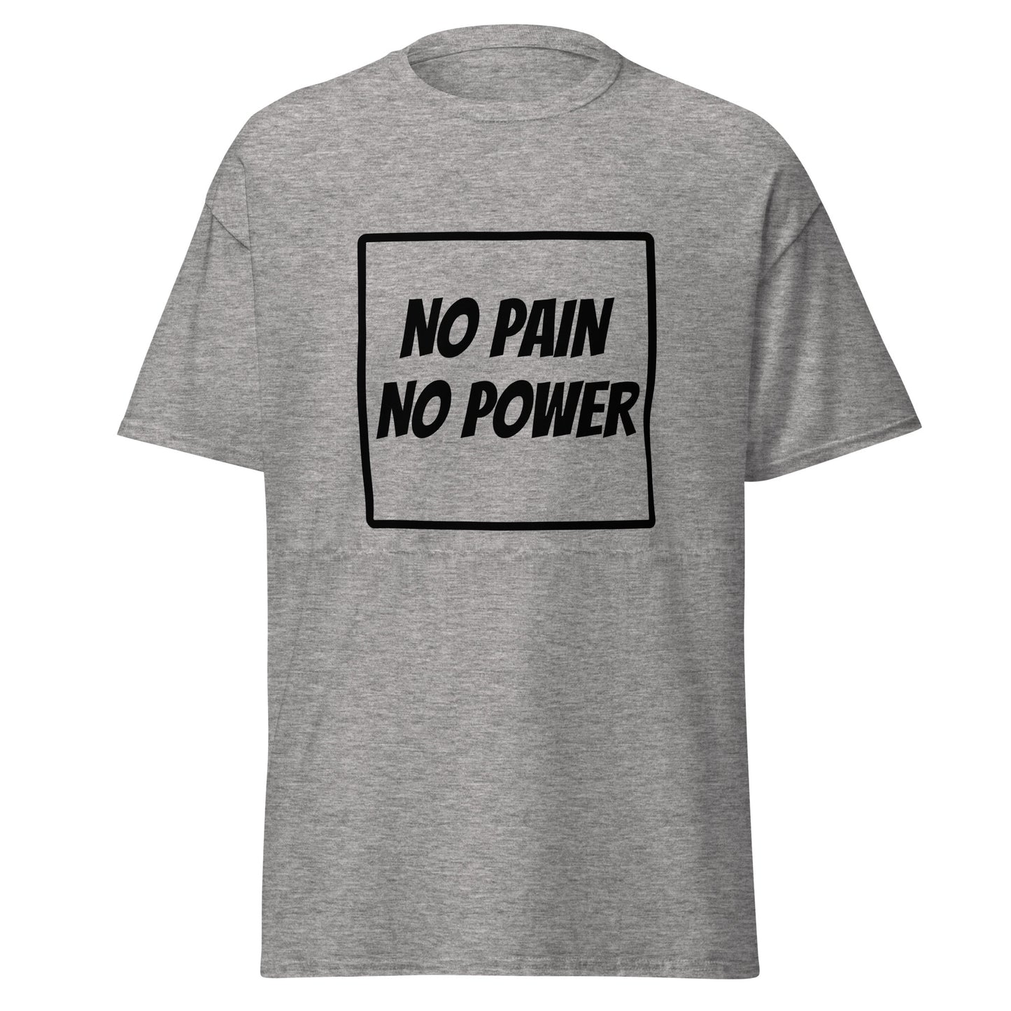 T-shirt classique homme No pain No power