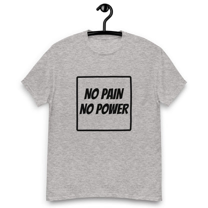 T-shirt classique homme No pain No power