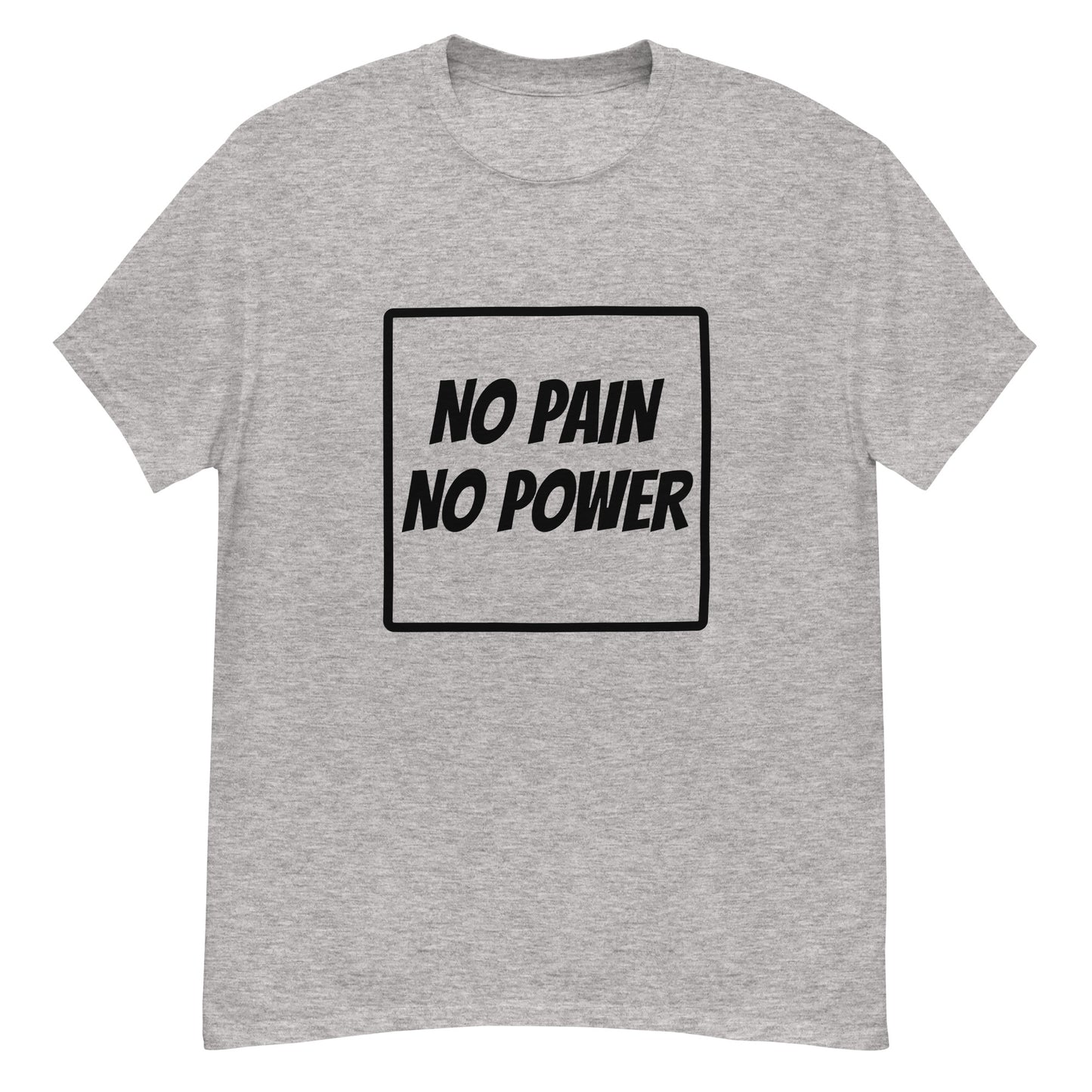 T-shirt classique homme No pain No power