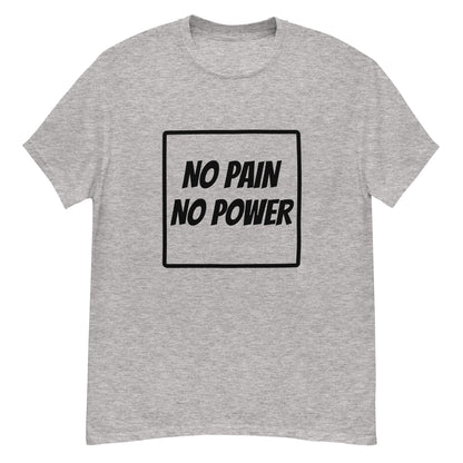 T-shirt classique homme No pain No power