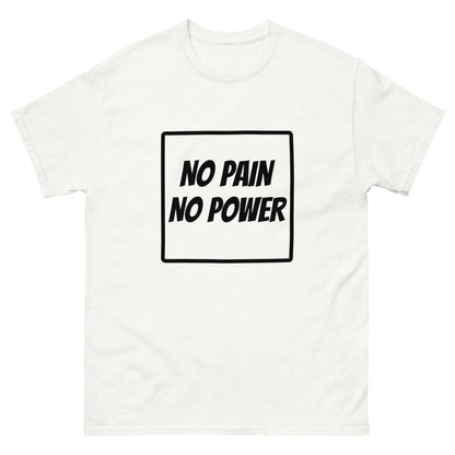 T-shirt classique homme No pain No power