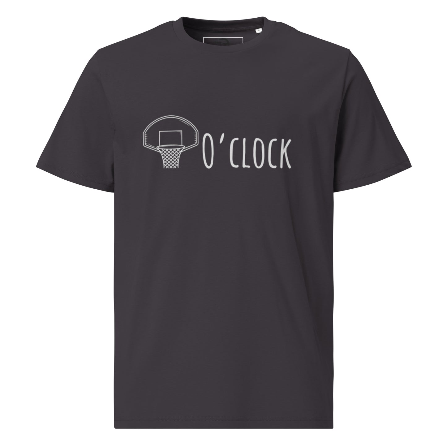 T-shirt unisexe en coton biologique panier Basketball o’clock