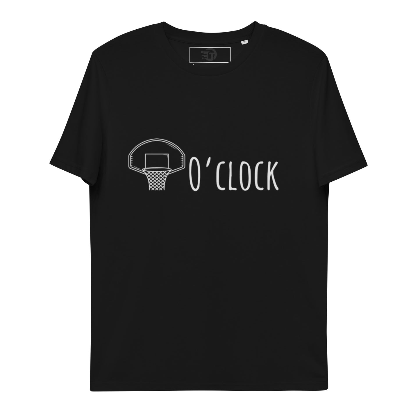 T-shirt unisexe en coton biologique panier Basketball o’clock