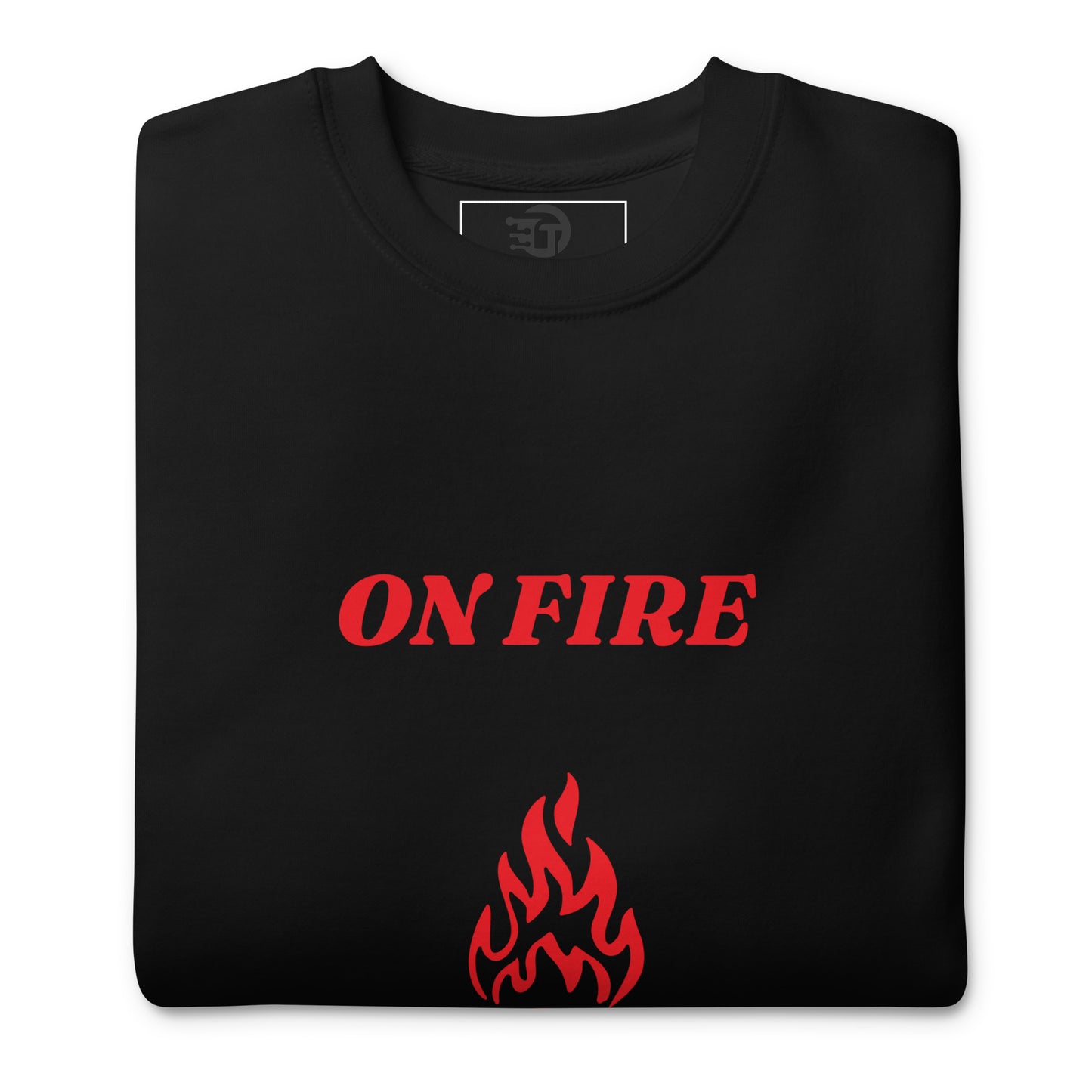 Sweatshirt premium unisexe on fire