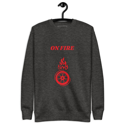 On fire unisex premium sweatshirt