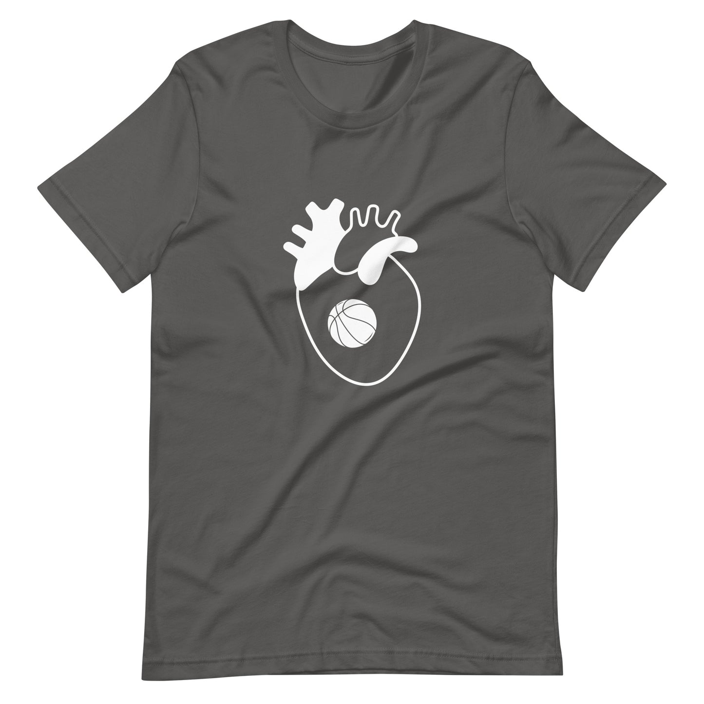 T-shirt unisexe Basketball in heart