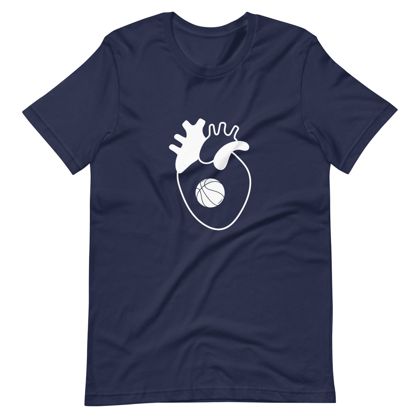 T-shirt unisexe Basketball in heart