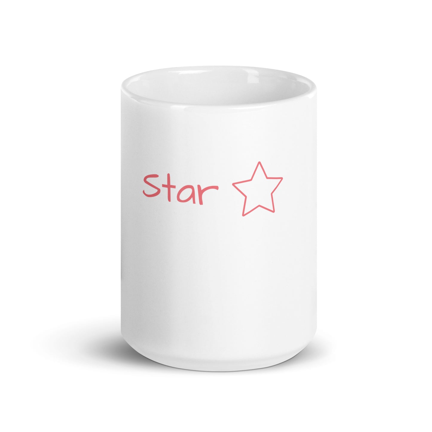 Mug Blanc Brillant "Star"