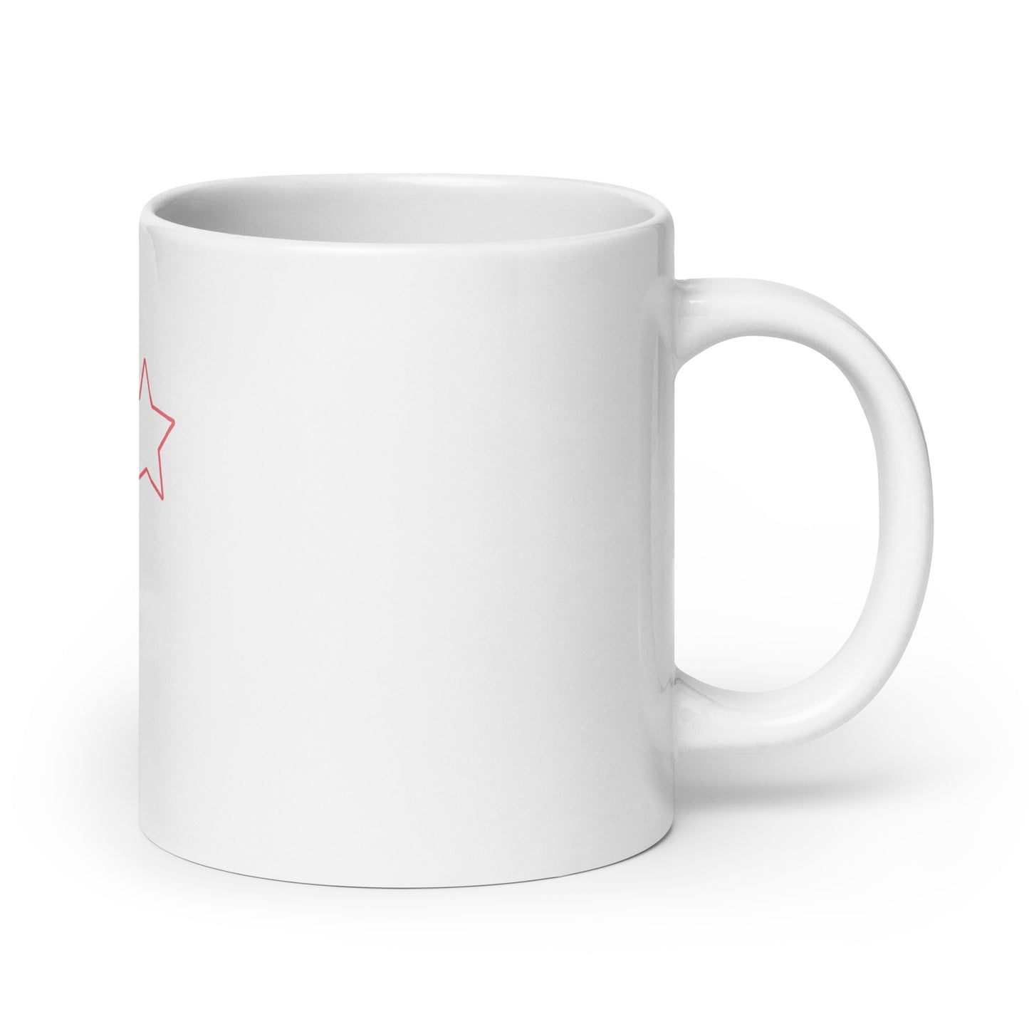 Mug Blanc Brillant "Star"