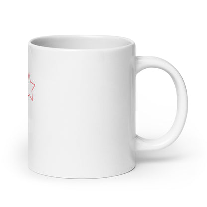 Mug Blanc Brillant "Star"