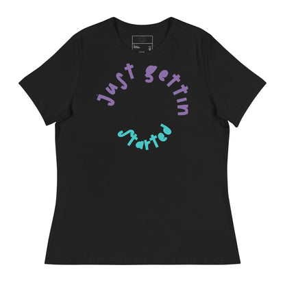 T-shirt Décontracté pour Femme Just gettin started