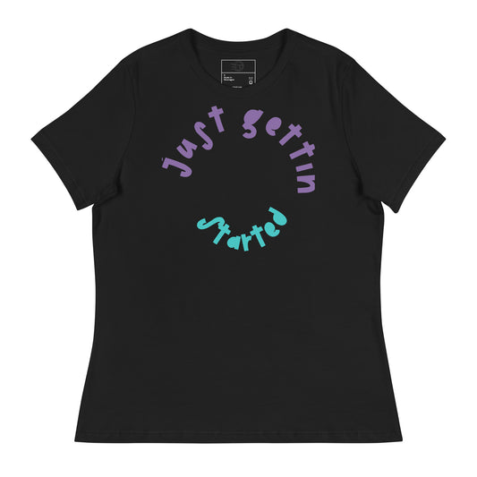 T-shirt Décontracté pour Femme Just gettin started