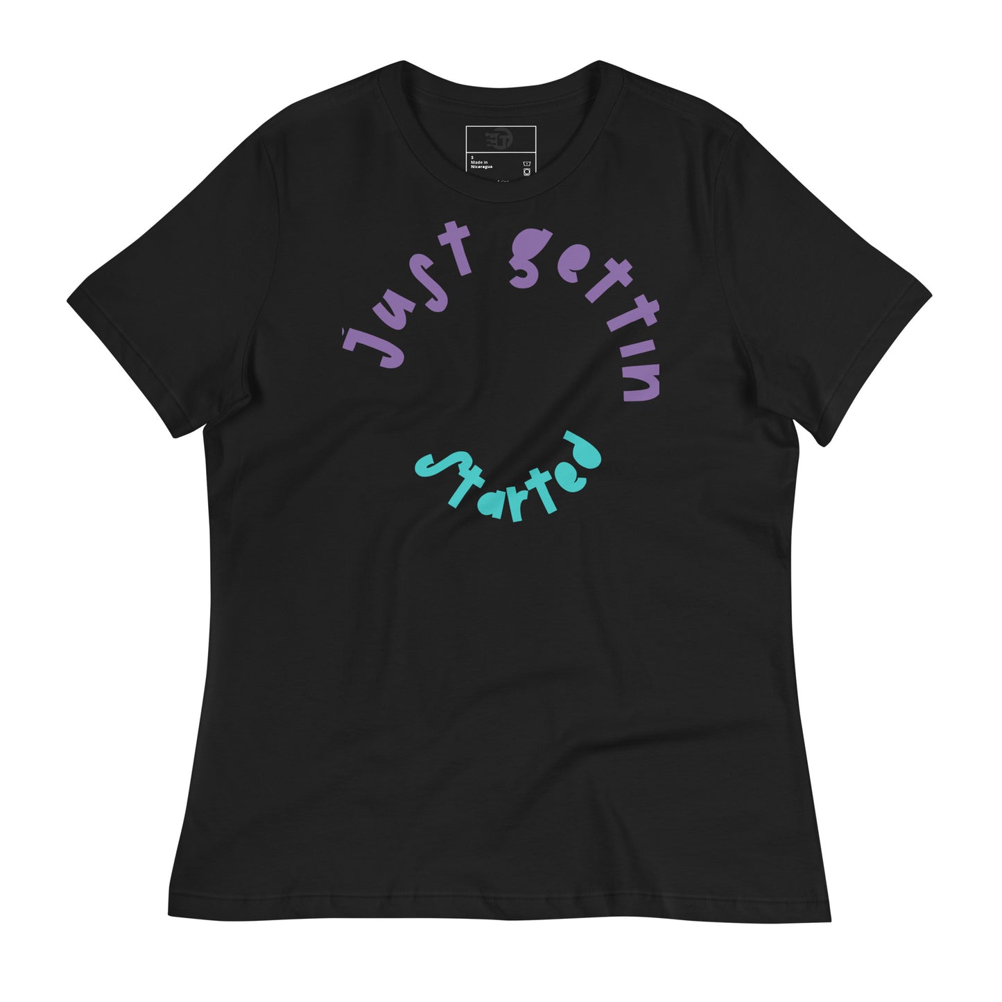 T-shirt Décontracté pour Femme Just gettin started