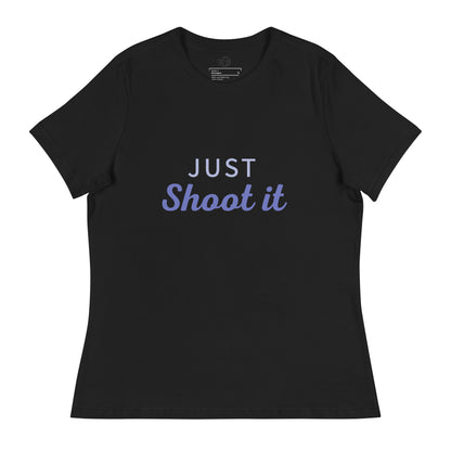 T-shirt Décontracté pour Femme just shoot it