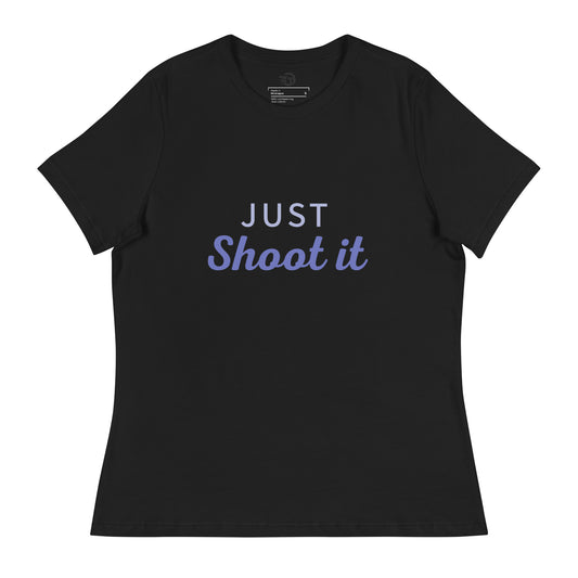 T-shirt Décontracté pour Femme just shoot it