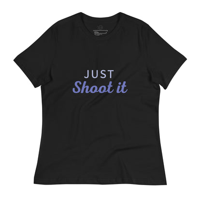 T-shirt Décontracté pour Femme just shoot it