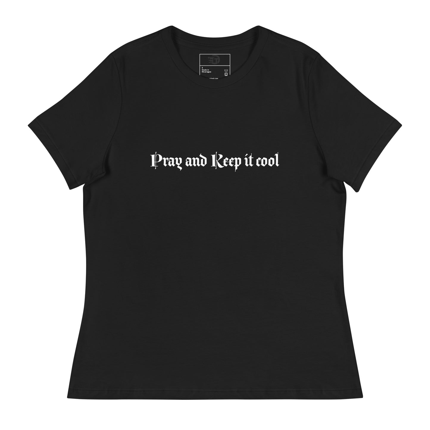 T-shirt Décontracté pour Femme Pray and Keep it cool