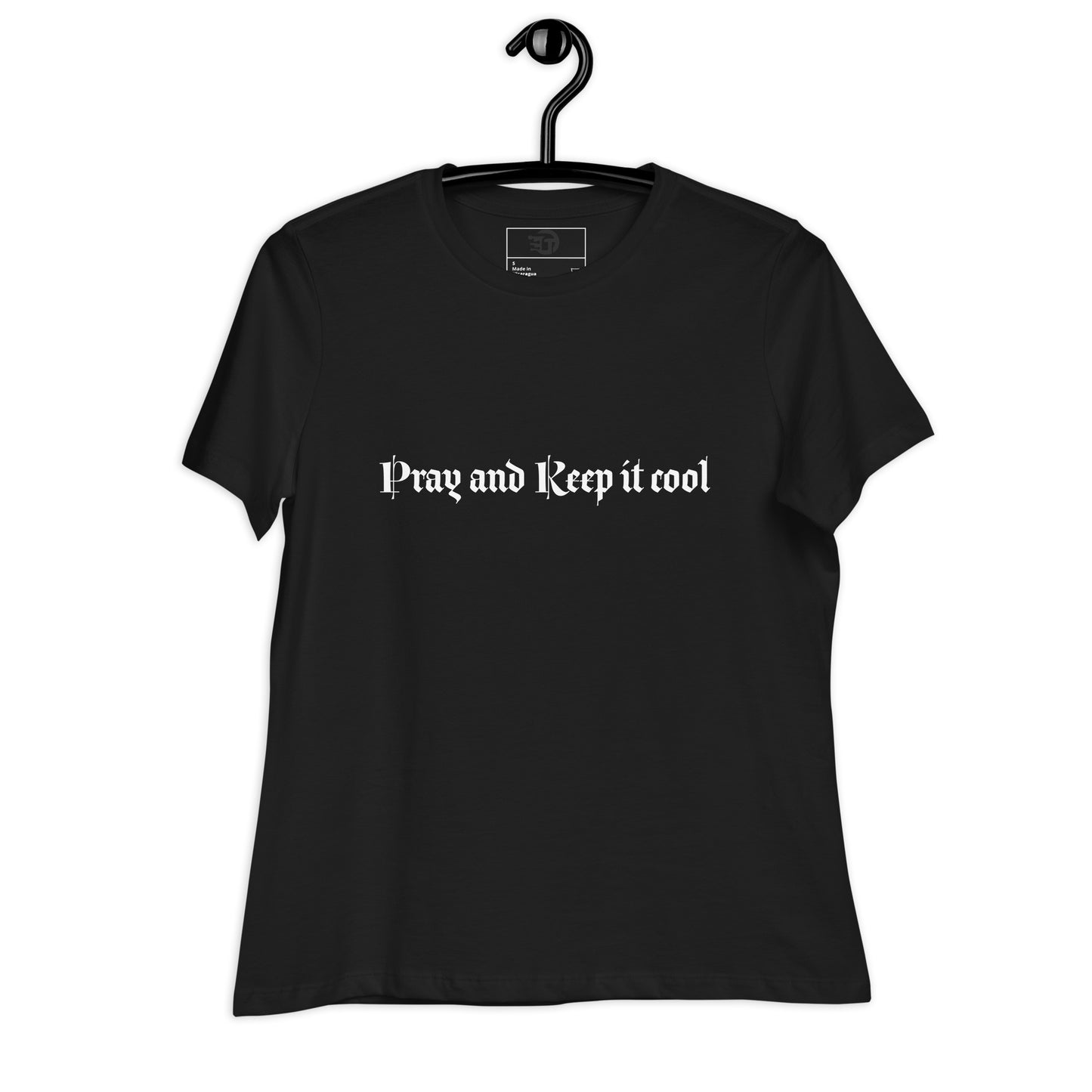 T-shirt Décontracté pour Femme Pray and Keep it cool