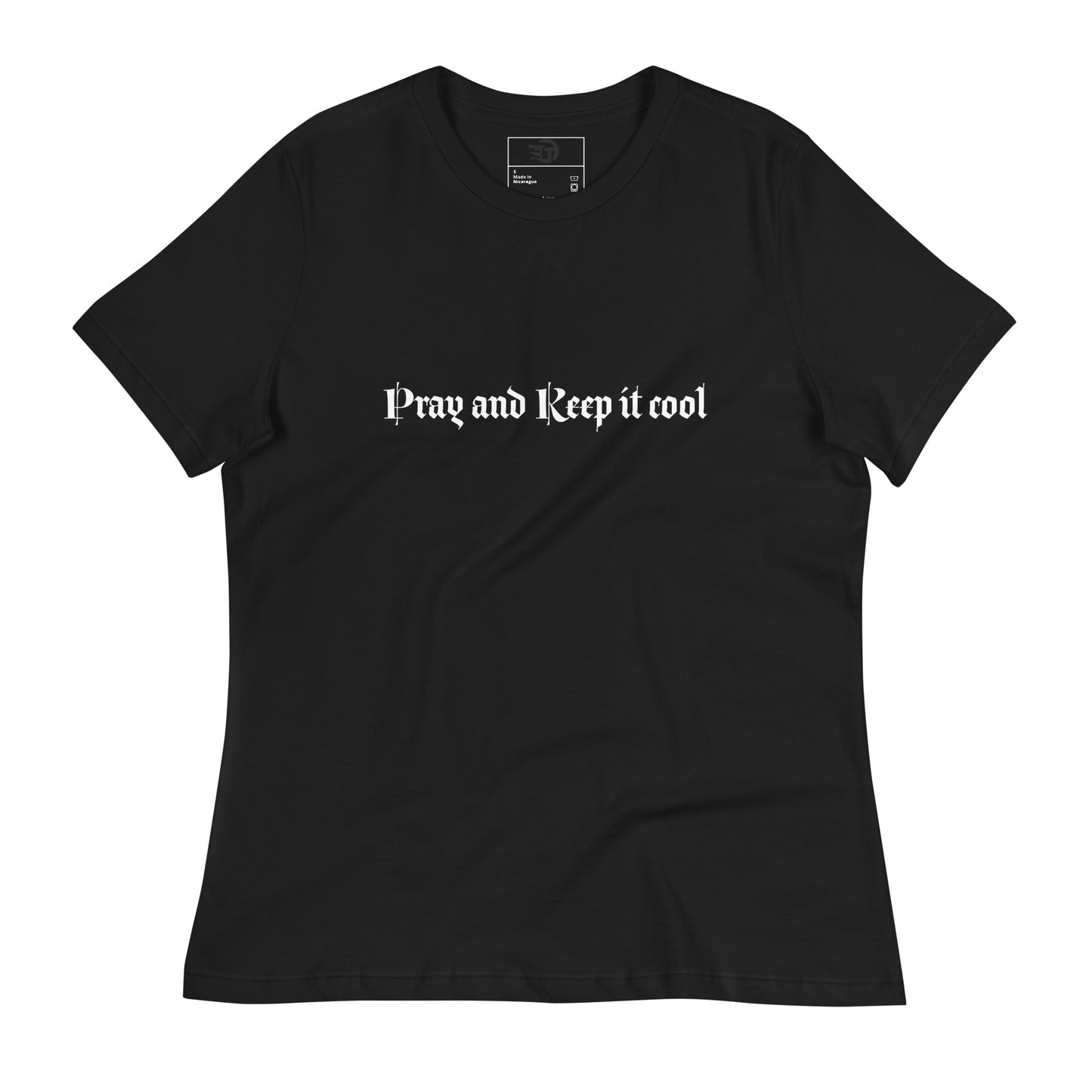 T-shirt Décontracté pour Femme Pray and Keep it cool