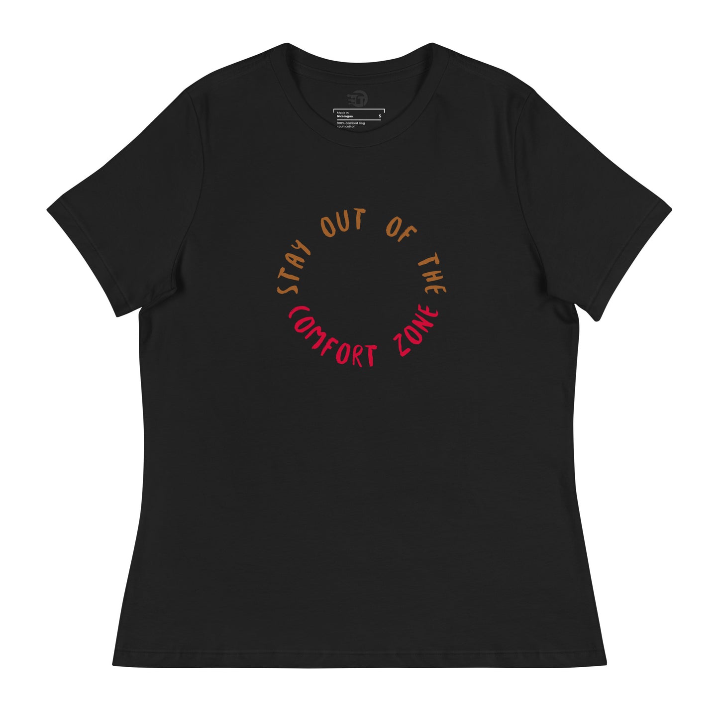 T-shirt Décontracté pour Femme Stay out of the comfort zone