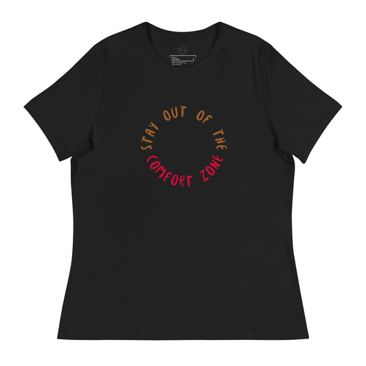 T-shirt Décontracté pour Femme Stay out of the comfort zone