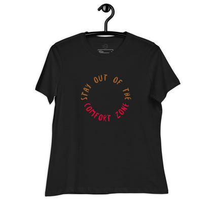 T-shirt Décontracté pour Femme Stay out of the comfort zone